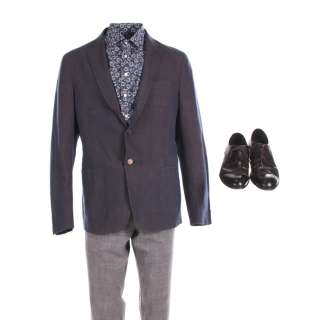 Condor Gordon Piper Toby Leonard Moore Screen Worn Jacket Shirt Pants Belt & Shoes Ep 201 | VIP Fan Auctions