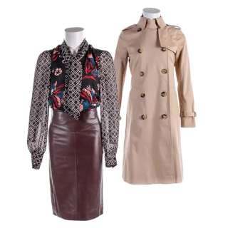 Lot #162 – Condor Robin Larkin Constance Zimmer Screen Worn Massimo Dutti Coat Shirt & Skirt Ep 208