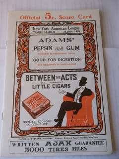 John Goodman "The Babe" Prop 1920s Baseball Program | Piece of the Past