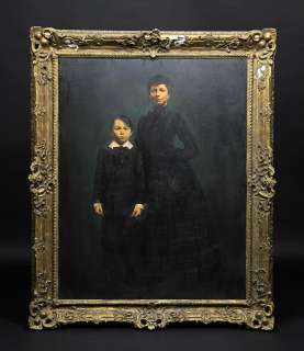 THE WOMAN IN BLACK - Lot 54 - Portrait of Alice Drablow (Alisa Khazanova) with Nathaniel (Ashley Foster)