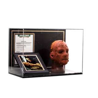 Lot #168 – Star Trek Deep Space Nine (1993-1999) Odo René Auberjonois Autograph Photo & Prosthetic Face Mask W/ Coa