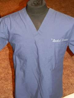 ER - Paul McCrane’s custom screen worn top embroidered with his name Rocket Romano on it with letter | Piece of the Past