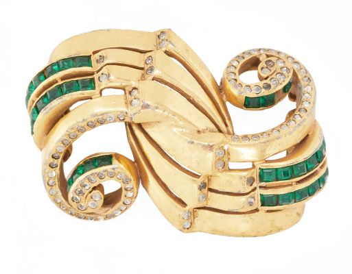 Rita Hayworth, Myrna Loy | Brooch from "Susan and God" by Ciner | Julien’s