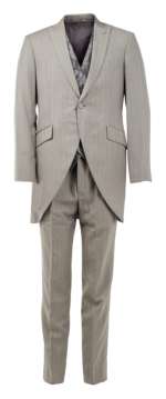 Lot 42 - SIR IAN MCKELLEN | PHOTO-MATCHED SIR PATRICK STEWART WEDDING OFFICIANT SUIT