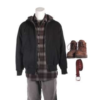 Samaritan Joe Smith Sylvester Stallone Screen Worn Sweatshirt Shirt Set Pants Belt & Shoes Ch 7 Sc 86-88 | VIP Fan Auctions