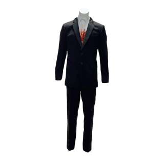 Lot #83 – Hellraiser Voight Goran Visnjic Screen Worn Stunt Double Single-Breasted Suit & Long Sleeve, Button-Front Shirt Ch 1 Sc 116