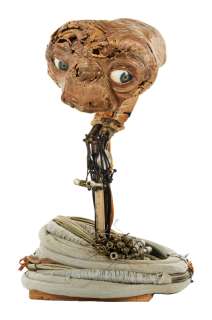 Lot 90 - E.T. The Extra Terrestrial | Mechanical Animatronic Head (With DVD)