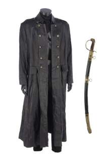LES MISERABLES (2012) - Lot #251 : Javert‘s (Russell Crowe) Coat, Trousers, Neckerchief and Stunt Cavalry Saber