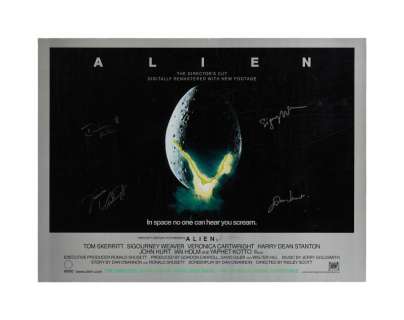Lot 43 - Alien | Cast-Signed 2003 Director‘s Cut Film Poster