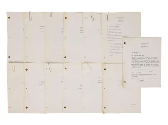 Paul Reubens | Lot 64 - “Pee-wee’s Playhouse” Season One Production Scripts (13) | Julien’s