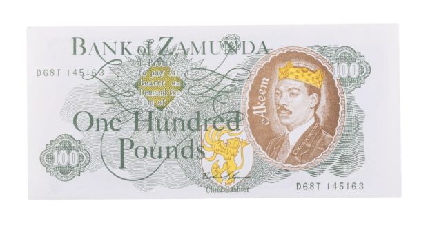 Lot 42 - A "Coming to America" Prop $100 Bill. | Van Eaton Galleries