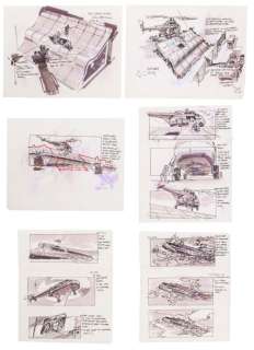 Irwin Allen | "The Poseidon Adventure" Original Storyboard Illustrations | Julien’s