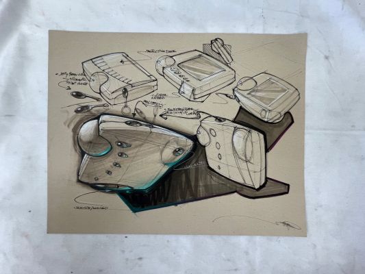 Lot 385 - Minority Report Tom Cruise Original Concept Art Signed by Jeff Julian