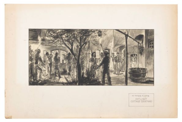 Lot 34 - A "Song Without End" Original Production Design. | Van Eaton Galleries