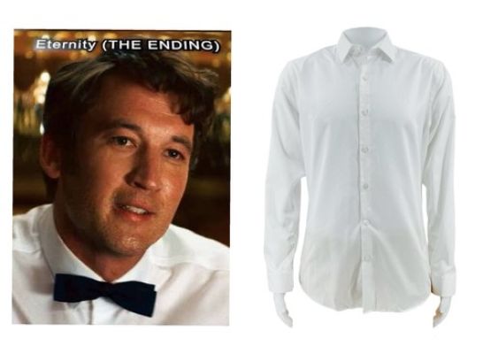 Eternity Larry (Miles Teller) Screen Worn Button Up Shirt | eBay US (Buy It Now)