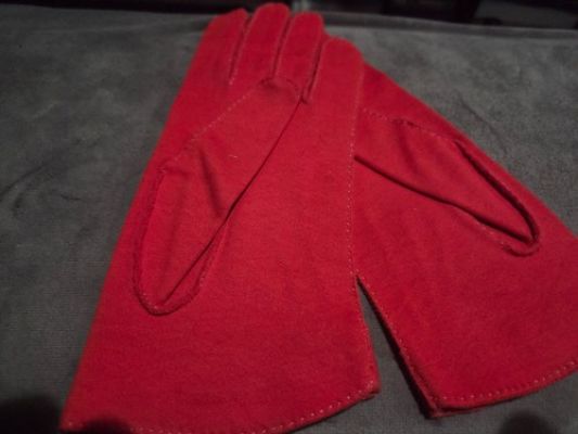 Audrey Hepburn Owned Worn red cotton wrist length gloves Sydney Guilaroff | eBay US (Buy It Now)