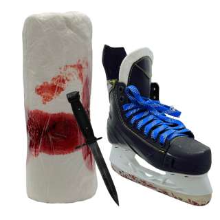 Fargo Season 5 Ole Munch’s Sam Spruell Paper Towel, Ice Skate & Prop Knife | VIP Fan Auctions