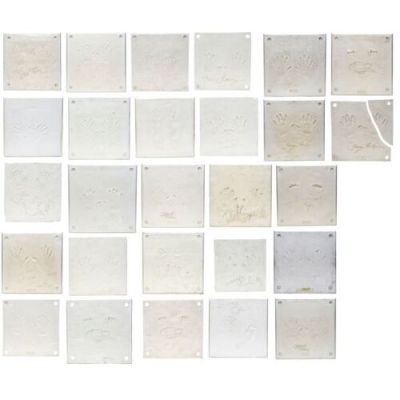 Planet Hollywood Memorabilia | Lot 468 : Collection of 27 Celebrity Handprint Impressions | Propstore