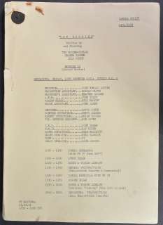 THE GOODIES (BBC 1970-1982) – ORIGINAL CAMERA SCRIPT | Auctioneum Ltd
