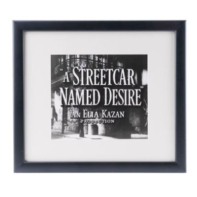 A STREETCAR NAMED DESIRE (1951) - Lot #1377 : Framed Title Card Print