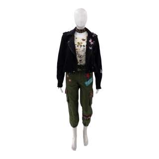 Lot #48: Heels Crystal Tyler Kelli Berglund Screen Worn Pants, Tank Top, Choker, Belt & Jacket Ep 202