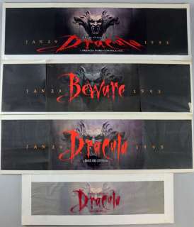 Dracula (1992) Four pieces of original cinema banner poster artwork for the Francis Ford Coppola… | Ewbank’s