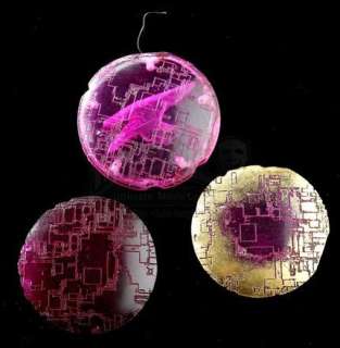 Power Rangers - Lot 257 - Three Kimberly Hart Prototype Pink Power Coins