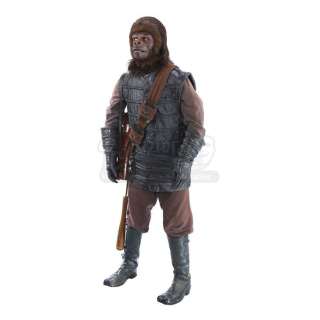 PLANET OF THE APES (1968) - Lot 348 - Gorilla Costume Display with Club and Rifle