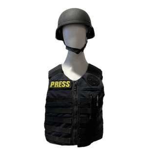 Civil War Anya Sonoya Mizuno Screen Used Vest & Helmet | VIP Fan Auctions