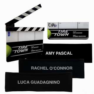 Challengers Production Used Clap Board Set, Producer Amy’s Chairback, Producer Rachel’s Chairback & Director Luca’s Chairback | VIP Fan Auctions