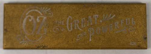 Lot 48 - Oz the Great and Powerful (2013) - Screen Used Brick From The Yellow Brick Road