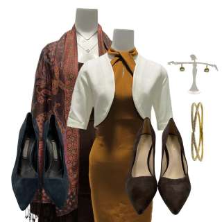 Lot #105: House of Cards (2013-2018) Hannah Conway (Dominique McElligott) Screen Worn Wardrobe Lot Set Ch 2, 3 Sc Multiple Ep 407, 505