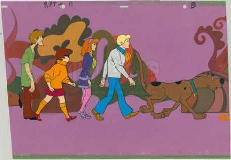 SCOOBY-DOO, WHERE ARE YOU! (1969-1970) - Lot 176 - Scooby-Doo Animation Set-Up