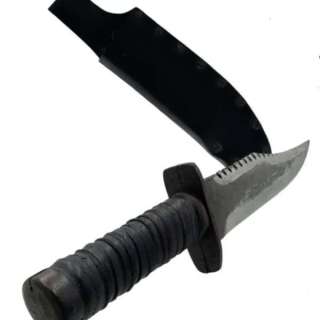 Heart Eyes Detective Jeanine Shaw Screen Used Stunt Double Knife Holster & Rubber Knife | VIP Fan Auctions