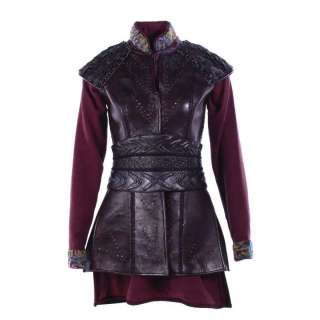 Lot #87: Vikings (2013-2020) Astrid (Josefin Asplund) Screen Worn Torso Armor, Shirt, Belt & Glove Ep 510