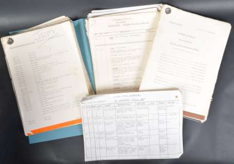 ESTATE OF DAVE PROWSE - A HORSEMAN RIDING BY (1978 TV SERIES) SCRIPTS & PAPERWORK | Auctioneum Ltd