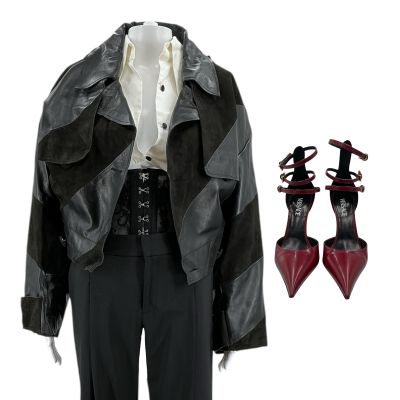 Power Book IV Force Claudia (Lili Simmons) Screen Worn Jacket, Button-Up Shirt, Pants & Heels Ch 1 Ep 305 | VIP Fan Auctions