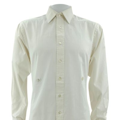 Lot 40: The Man In The High Castle (2015-2019) John Smith (Rufus Sewell) Screen Worn Long Sleeve, Button-Front Shirt | VIP Fan Auctions