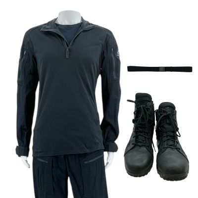 Mercy Chris Raven Screen Worn Shirt, T-Shirt, Pants, Belt & Boots Ch 11 Sc 2pt | VIP Fan Auctions