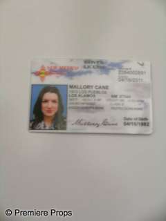 Haywire Mallory (Gina Carano) License Movie Props | Premiere Props