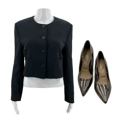 Lot 94: Relationship Goals Treese Moore Screen Worn Wilfred Blazer & Heels Ch 21 Sc 106, 107 | VIP Fan Auctions