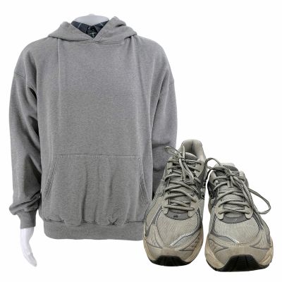 Lot 36: The Drama Charlie Screen Worn Hoodie, Button-Up Shirt & Sneakers Ch Multiple Sc Multiple | VIP Fan Auctions