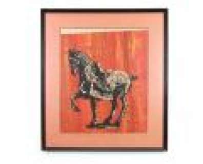 Mad Men - Lot 7148 - Pete‘s Framed Picture of "The Art of Batik Horse"
