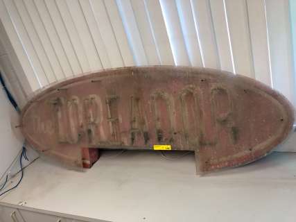 The toreador neon sign approx. 6ft x 2ft from the popular sci-fi tv series (plug has been cut off) | Direct Liquidation
