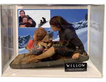 Lot 431 - Willow (1988) - Miniature Willow (Warwick Davis) and Madmartigan (Val Kilmer) Sled