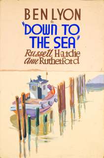 An original promotional painting for Down to the Sea | Bonhams
