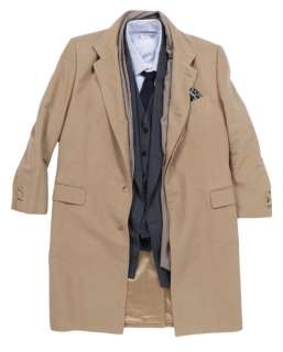 Transformers: The Last Knight (2017) - Anthony Hopkins (Sir Edmund Burton) Camel Hair Coat Ensemble | Hanlin Auction Service
