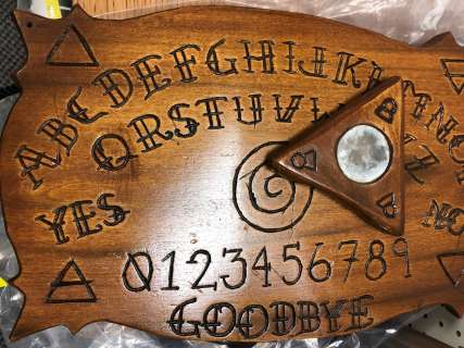 Custom made Ouiji Board in velvet case from Are You Afraid of the Dark tv series | Direct Liquidation
