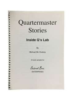 James Bond: Quartermaster Stories: Q-branch gadgets Book | Premiere Props
