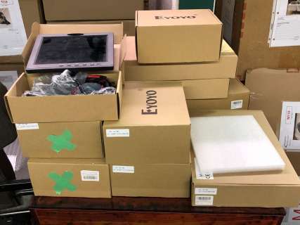 Large group of assorted TFT monitors (approx. 12 pcs) | Direct Liquidation